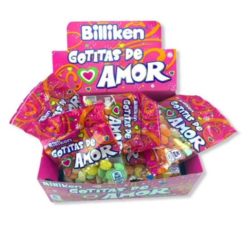 PASTILLAS BILLIKEN GOTITAS DE AMOR ( SIN TACC ) - CAJA X 12 UNIDADES -