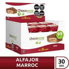 ALFAJOR DE ARROZ CHOCOARROZ MARROC ( SIN TACC ) - CAJA X 30 UNIDADES - - comprar online