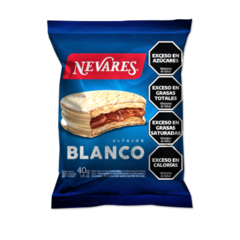 ALFAJOR DE CHOCOLATE BLANCO NEVARES - CAJA 36 UNIDADES - - comprar online