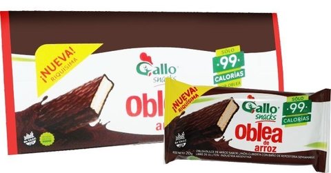 GALLO OBLEA DE ARROZ X 24U DE 20 GR