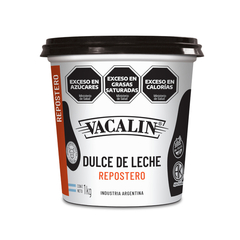 DULCE DE LECHE VACALIN REPOSTERO (SIN TACC) - POTE X 1 KG -