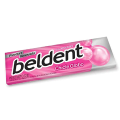 CHICLES BELDENT CHICLE GLOBO ( ROSA ) ( SIN TACC ) - CAJA X 20 UNIDADES -