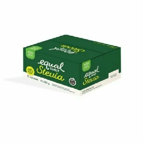 EDULCORANTE EN POLVO EQUAL SWEET STEVIA ( SIN TACC ) - CAJA X 400 SOBRES -