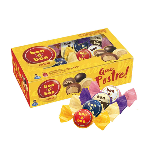 BON O BON SURTIDOS BOMBONES DE CHOCOLATE ARCOR 255 GRS