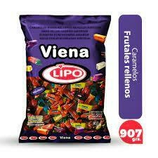 CARAMELOS VIENA RELLENOS DE LIPO - BOLSA X 907G -