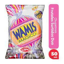 CHUPETINES WAMIS MÁGICO DE LIPO ( SIN TACC ) - BOLSA X 50 UNIDADES -