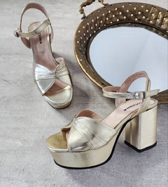 SANDALIAS SILVIA ORO - tienda online