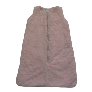 Saco de Dormir sem Manga com Zíper Frontal em Sherpa Rosa 100% Poliester com forro de Moletinho 100% Algodão - comprar online