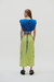 Linen skirt IDENTIDAD LIME - online store