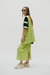 Linen skirt IDENTIDAD LIME - online store