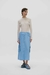 Linen skirt IDENTIDAD LIGHT BLUE