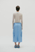 Image of Linen skirt IDENTIDAD LIGHT BLUE