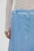 Linen skirt IDENTIDAD LIGHT BLUE - AMPI VERA