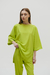Oversize t-shirt CONTENTO LIME