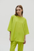 Oversize t-shirt CONTENTO LIME - buy online