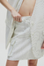 Mini Skirt ENTUSIASMO WHITE - buy online