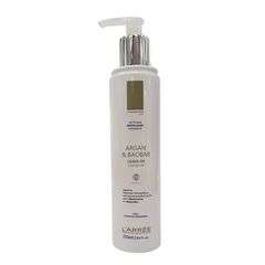 Leave-in Argan & Baobab Argânia Cabelos Secos ou Ressecados Vegano LARREE 250ml