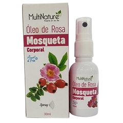 Clareador Óleo de Rosa Mosqueta Puro Corporal Spray Prensado a Frio MultiNature 30ml