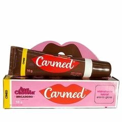 Hidratante Labial Ana Castela Efeito Gloss Com Cor Brigadeiro Carmed Cimed 10g