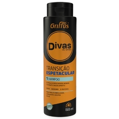 Shampoo Transição Espetacular 2A a 4C Vegano Divas do Brasil Griffus 500ml