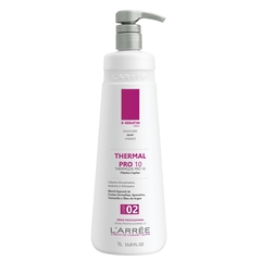 Plástica Capilar Thermal Pro 10 X-Keratin Cabelos Disciplinados Sedosos e Hidratados LARREE 1L