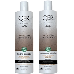 Kit Shampoo + Condicionador Nutrição Vegano Nutricoco QÉR Griffus