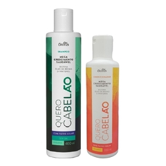 Kit Shampoo 400ml + Condicionador 220ml Vegano Quero Cabelão Griffus