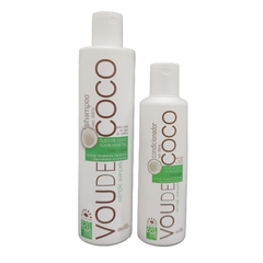 Kit Shampoo 420ml + Condicionador 220ml Vegano VOU DE COCO Griffus