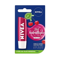 Protetor Labial Cereja Shine Com Cor Nivea 4,8g