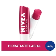 Protetor Labial Cereja Shine Com Cor Nivea 4,8g