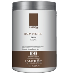 Máscara Capilar Balm Proteic Kinoa e Ojon X-Keratin Larree 1kg