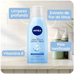 Leite de Limpeza + Tônico Facial 2 em 1 Nivea 200ml