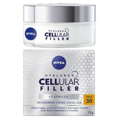 Creme Antissinais Facial Dia Hyaluron Cellular Filler + Firmeza FPS 30 Nivea 52g