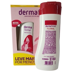 Kit 2 Sabonete Líquido Íntimo Floral Dermafeme Cimed de 200ml cada