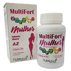 Suplemento Alimentar Mulher MultiFort MultiNature 60 Cápsulas - comprar online