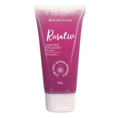 Sabonete Esfoliante Facial Rosa Mosqueta Rosativ Abelha Rainha 55g