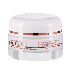 Creme Reconstrutor Ácido Hialurônico Sinais Extra Profundos 60+ Dia e Noite Renovil Abelha Rainha 50g