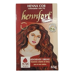 Coloração em Pó Henna Cor Acajú Hennfort 65g