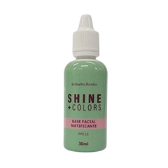 Base Líquida Matificante FPS 15 Areia Shine Colors Abelha Rainha 30ml