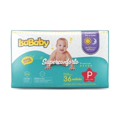 Fralda IsaBaby Super Conforto Premium Jumbo P 36 Und