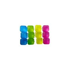 60 Cubos de Gelo Artificiais Reutilizáveis Coloridos RMI6753