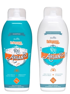 Kit Shampoo + Condicionador Vegano Rei Argan Intense Griffus