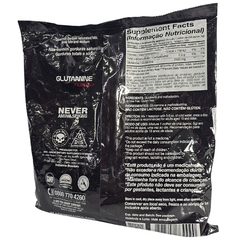 Glutamina em Pó Suplemento Alimentar Turbo Sem Sabor Black Skull 500g Refil