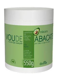 Máscara Linha Vegana Vou de Abacate Griffus 550g