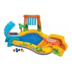 Piscina Infantil Playground Centro de Diversões Dinossauro Intex 272L 57444