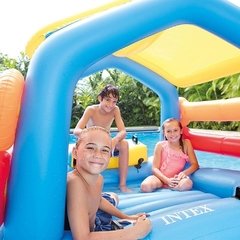 Escorregador Inflavel Ilha Divertida para Piscina Intex 58294