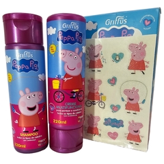 Kit Shampoo + Creme Multifuncional Vegano Peppa Pig Griffus