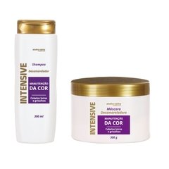 Kit Shampoo + Máscara Desamareladora para Cabelos Loiros ou Grisalho Abelha Rainha