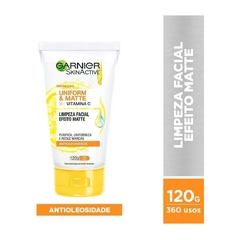 Limpeza Facial Efeito Matte Vitamina C Garnier SkinActive 120g