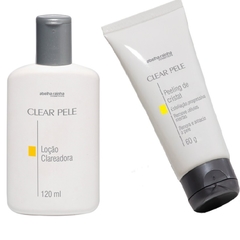 Kit Loção Clareadora + Peeling De Cristal Clear Pele Abelha Rainha